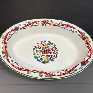 Royal Worcester The Twelve Days Of Christmas Small Casserole Dish